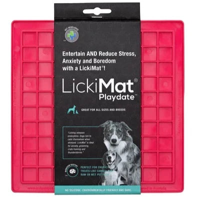 LickiMat® Classic Pink Playdate™ For Dogs