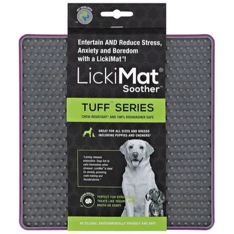 LickiMat® Tuff ™ Purple Soother ™ For Dogs
