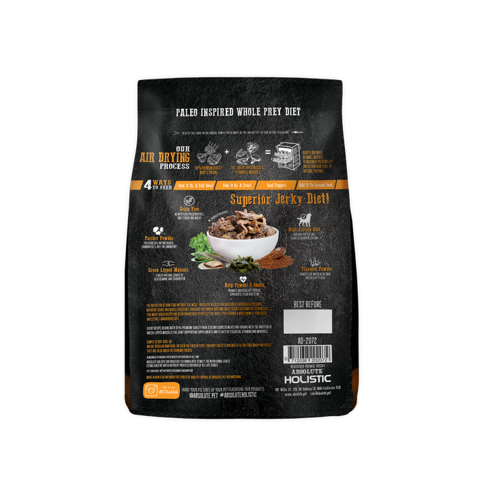 35% OFF: Absolute Holistic Air Dried Lamb & Salmon Food For Dogs
