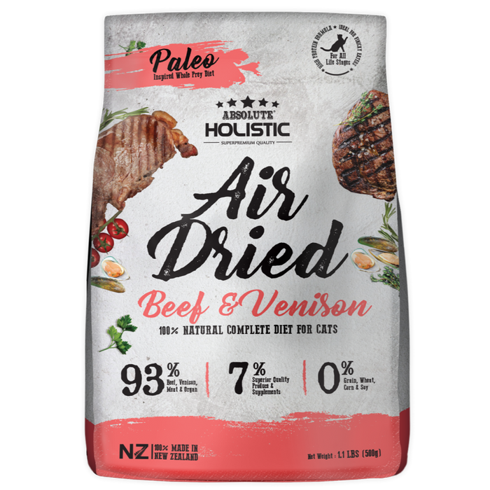30% OFF: Absolute Holistic Air Dried Beef & Venison Food For Cats