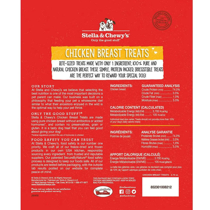 Stella & Chewy's Freeze Dried Raw Chicken Breast Dog Treats