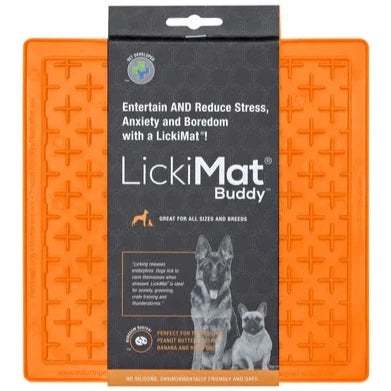 LickiMat® Classic Orange Buddy™ For Dogs