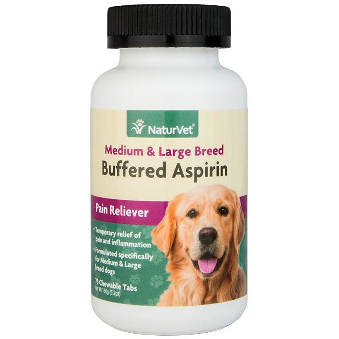 20% OFF: NaturVet Buffered Aspirin Medium & Large Breed Chewable Tablets For Dogs
