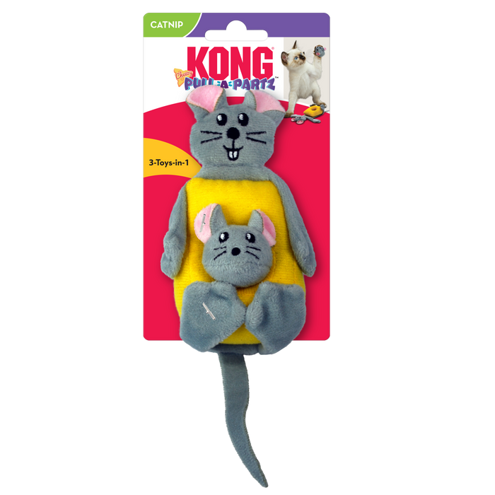 20% OFF: Kong Pull-A-Partz Cheezy Cat Toy