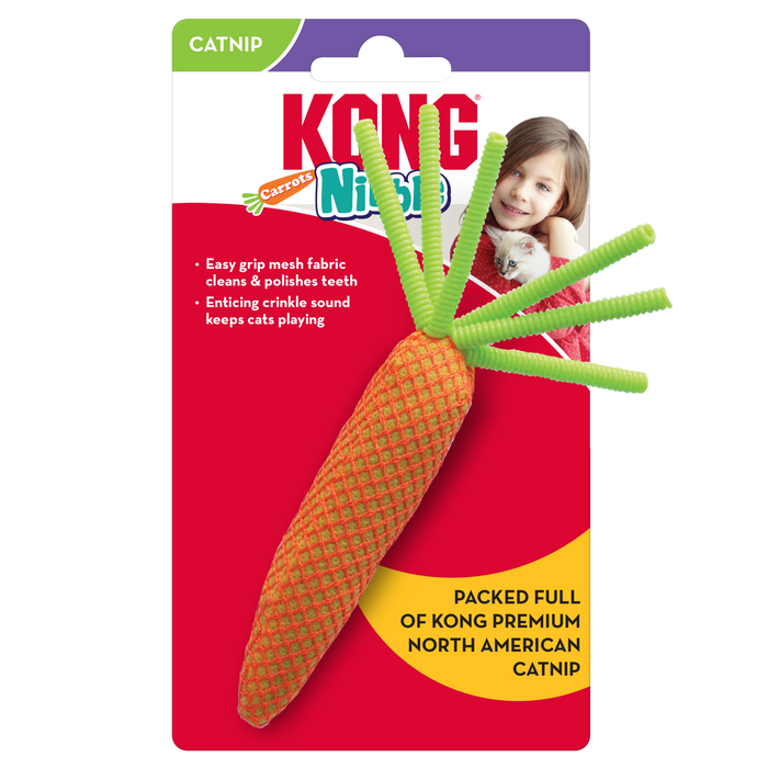 20% OFF: Kong Nibble Carrot Cat Toy (Assorted Colour)