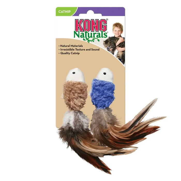 20% OFF: Kong Naturals Crinkle Fish Cat Toy (Assorted Colour)