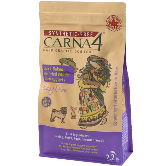 10% OFF: Carna4 Grain Free Quick Baked Air Dried Easy Chew Fish Nuggets Dry Dog Food