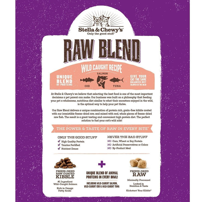 15% OFF: Stella & Chewy's Raw Blend Raw Coated Wild Caught Recipe Dry Cat Food