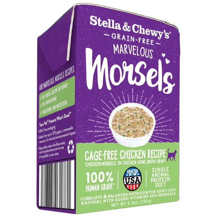 Stella & Chewy's Marvelous Morsels Grain Free Cage-Free Chicken Recipe Wet Cat Food