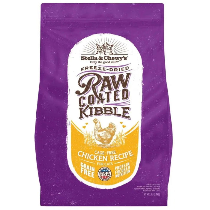 15% OFF: Stella & Chewy's Raw Coated Cage-Free Chicken Recipe Dry Cat Food