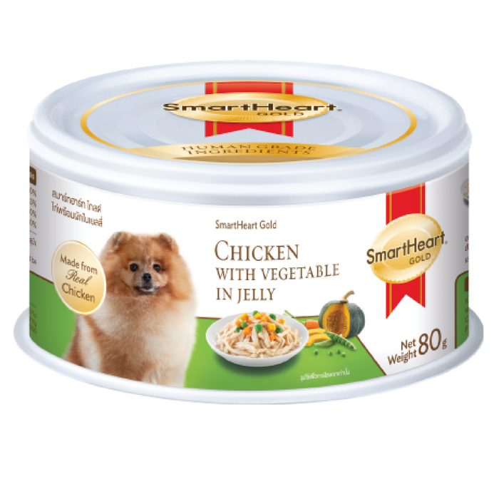 SmartHeart Gold Chicken With Vegetable In Jelly Wet Dog Food