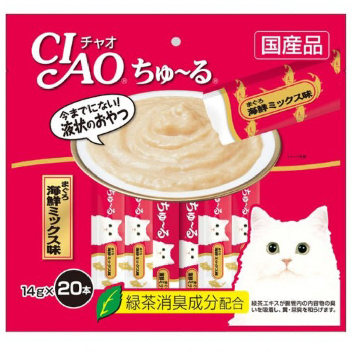 15% OFF: Ciao Chu Ru White Meat Tuna Wet Cat Treats (20Pcs)