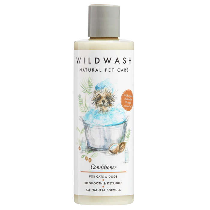 WildWash Pet Conditioner With Organic Shea Butter & Virgin Coconut Oil For Dogs & Cats