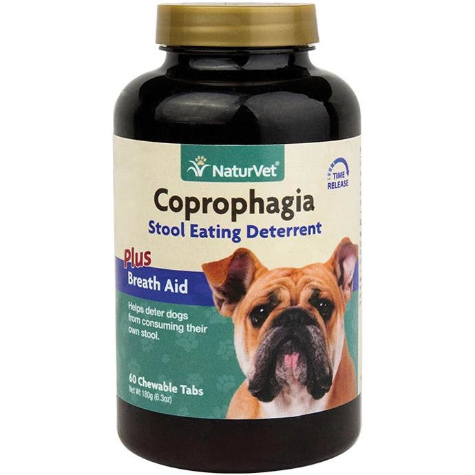 20% OFF: NaturVet Coprophagia Stool Eating Deterrent Chewable Tablets For Dogs