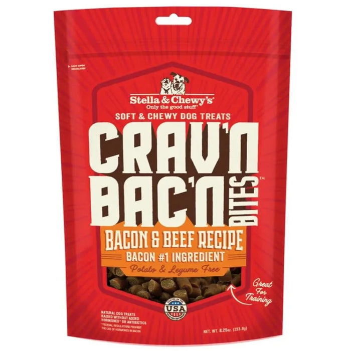 Stella & Chewy's Crav’n Bac’n Bites Bacon & Beef Recipe For Dogs