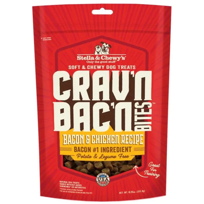 Stella & Chewy's Crav’n Bac’n Bites Bacon & Chicken Recipe For Dogs