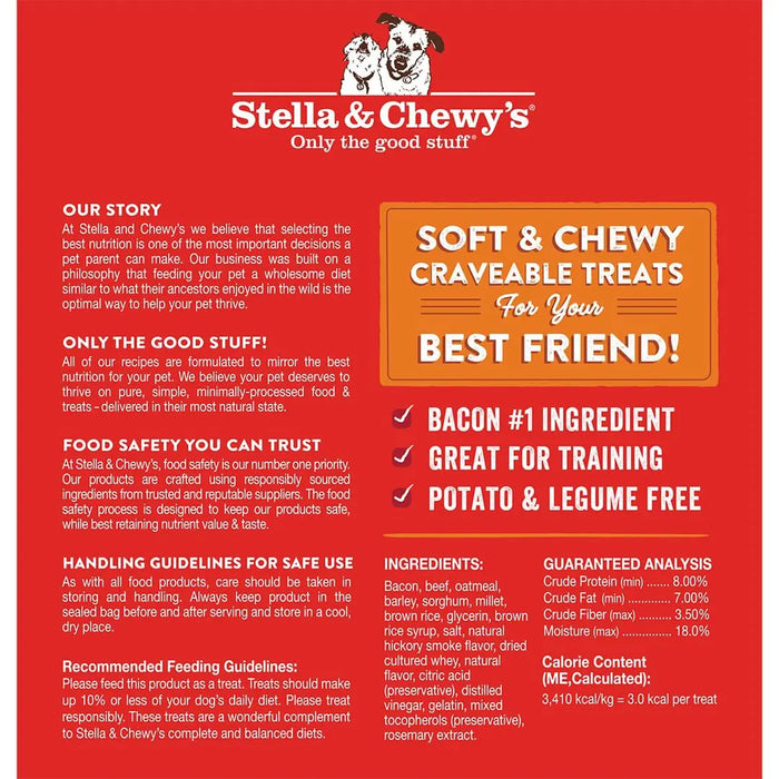 Stella & Chewy's Crav’n Bac’n Bites Bacon & Beef Recipe For Dogs