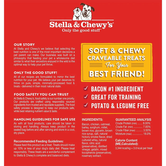 Stella & Chewy's Crav’n Bac’n Bites Bacon & Chicken Recipe For Dogs