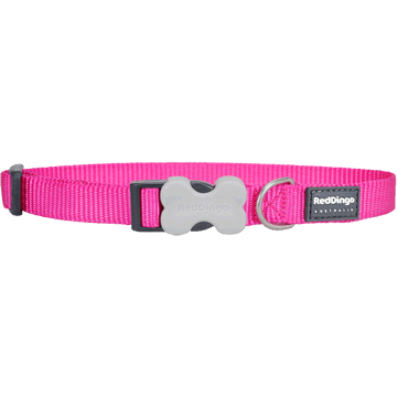 Red Dingo Classic Hot Pink Bucklebone Dog Collar