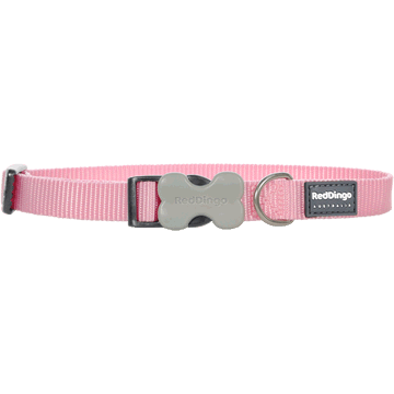 Red Dingo Classic Pink Bucklebone Dog Collar