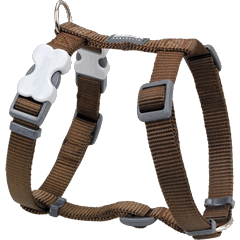 Red Dingo Classic Brown Dog Harness