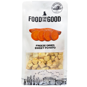 25% OFF: Food For The Good Freeze-Dried Sweet Potato Treats For Dogs & Cats