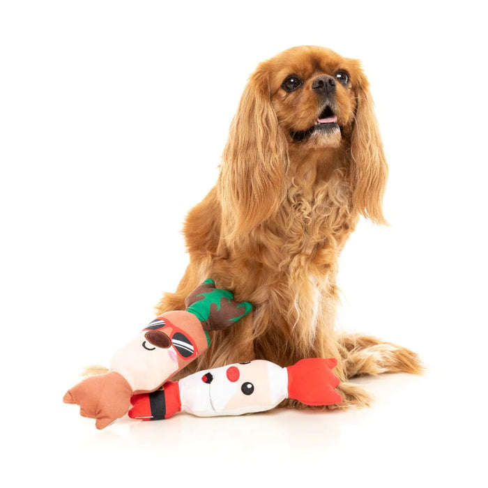[CHRISTMAS🎄🎅 ] 15% OFF: FuzzYard Christmutts Homies Bones (2Pcs) Plush Dog Toy
