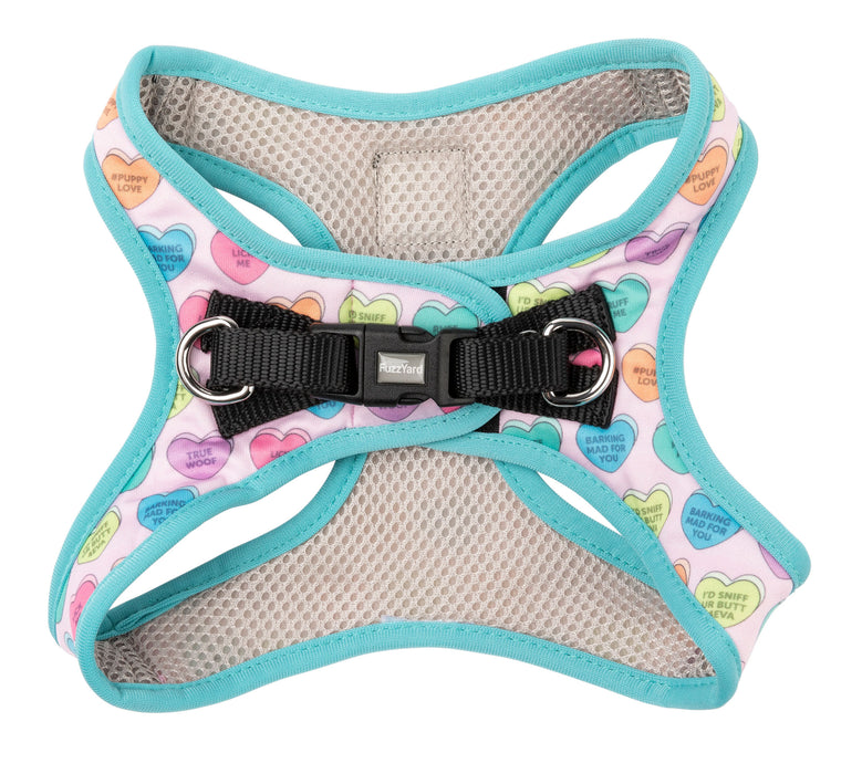 15% OFF: FuzzYard Candy Hearts Dog Step-In Harness