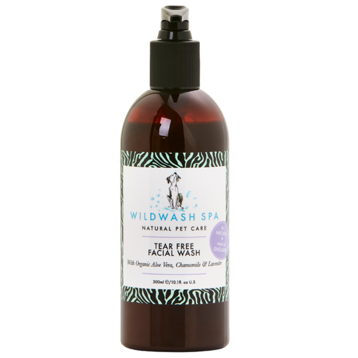 WildWash SPA Organic Aloe Vera, Chamomile & Lavender Tear Free Facial Wash For Dogs