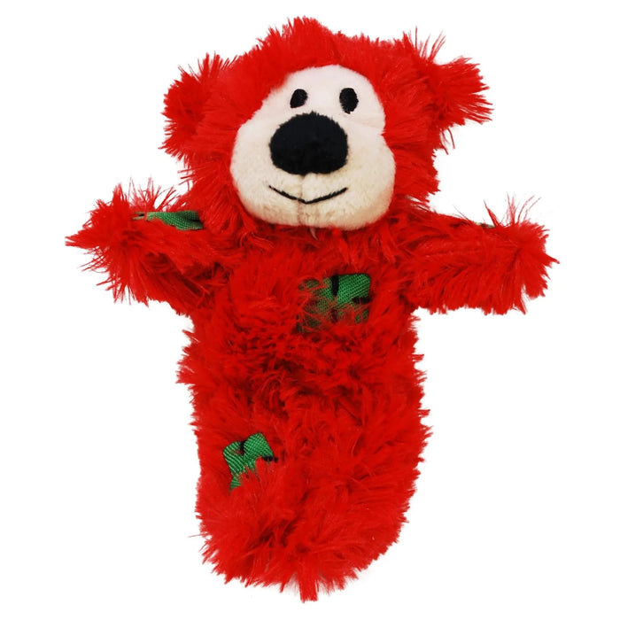 [CHRISTMAS🎄🎅 ] 20% OFF: Kong Holiday Softies Patchwork Bear Cat Toy (Assorted Colour)
