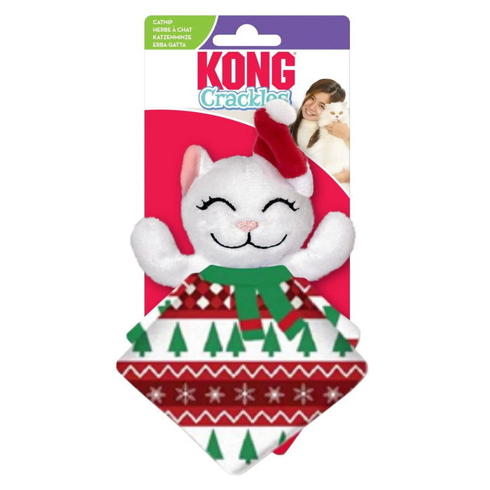 [CHRISTMAS🎄🎅 ] 20% OFF: Kong Holiday Crackles Santa Kitty Cat Toy