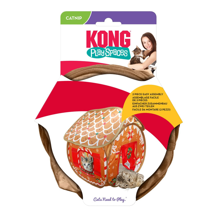 [CHRISTMAS🎄🎅 ] 20% OFF: Kong Holiday Play Spaces Gingerbread Bungalow For Cats