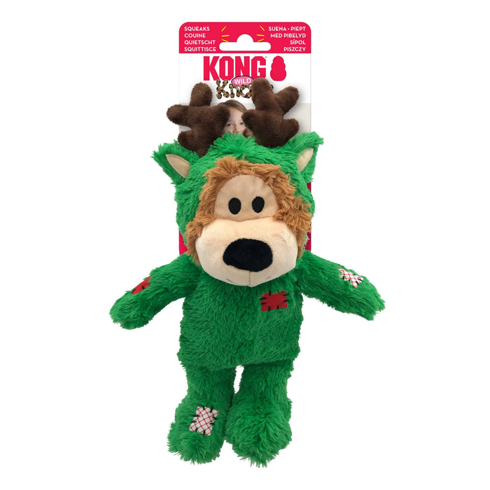 [CHRISTMAS🎄🎅 ] 20% OFF: Kong Holiday Wild Knots Bear Dog Toy (Assorted Design/Colours)