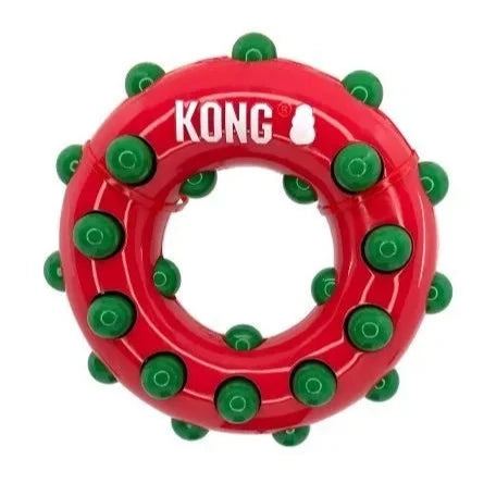 [CHRISTMAS🎄🎅 ] 20% OFF: Kong Holiday Dotz Ring Dog Toy