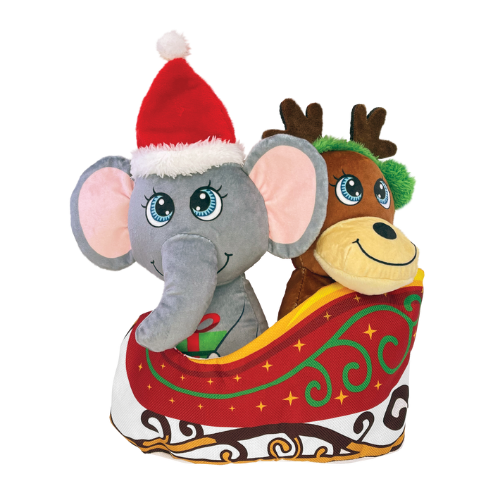 [CHRISTMAS🎄🎅 ] 20% OFF: Kong Holiday Occasions Sleigh Dog Toy