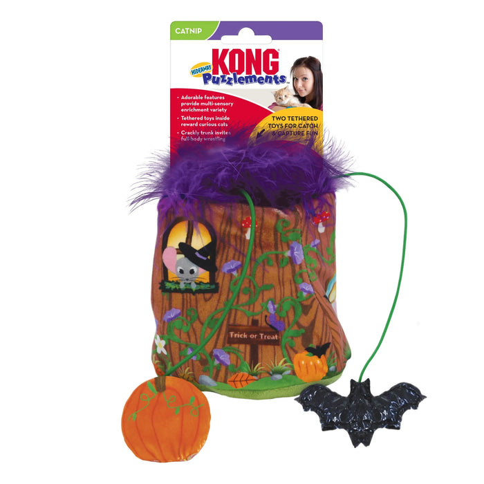 [HALLOWEEN 🎃 👻 ] 20% OFF: Kong® Halloween Puzzlements Hideaway Cat Toy