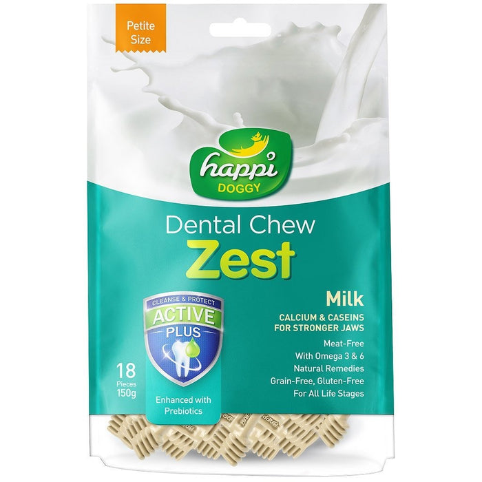15% OFF: Happi Doggy Milk Dental Chews