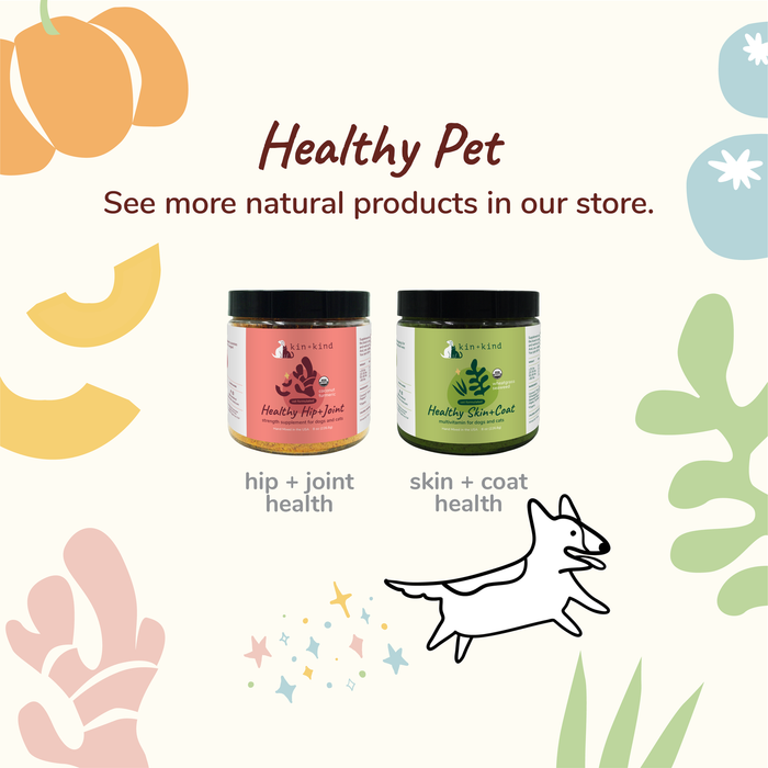 Kin + Kind Organic Healthy Poops Digestion Supplement For Pets