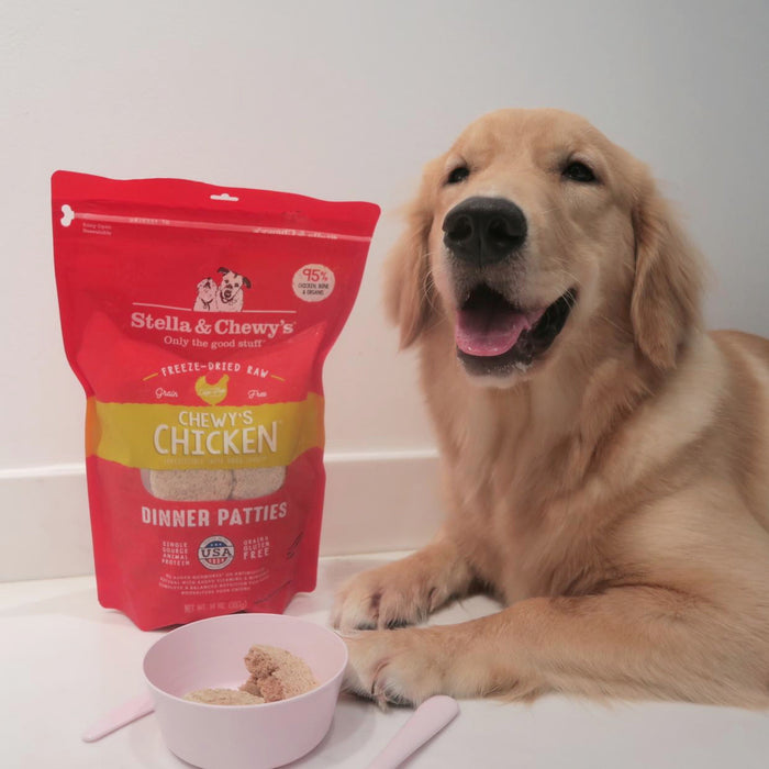 Stella & Chewy’s Freeze-Dried Raw Chicken Dinner Patties For Dogs