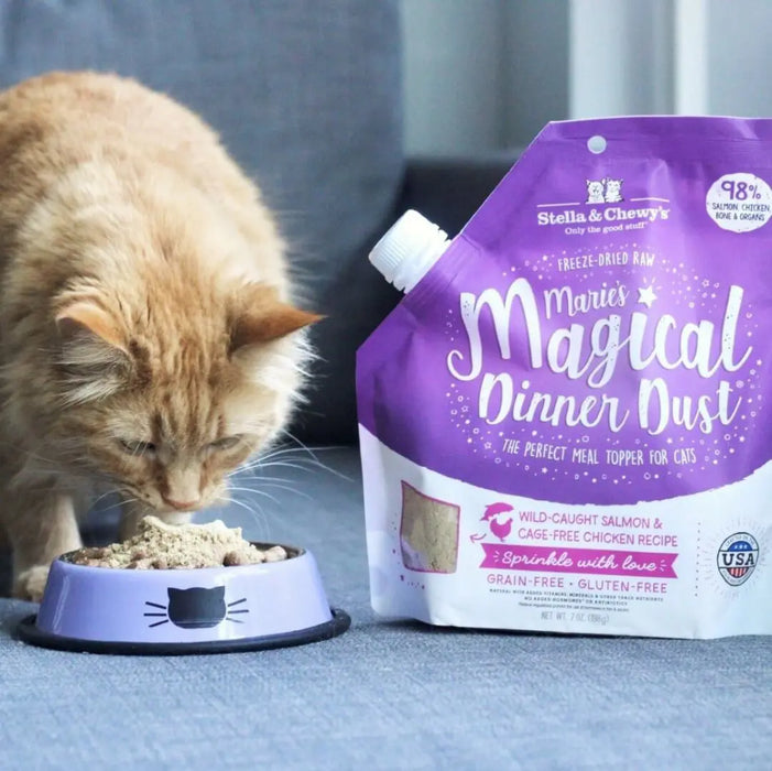 Stella & Chewy Marie’s Magical Salmon & Chicken Dinner Dust For Cats