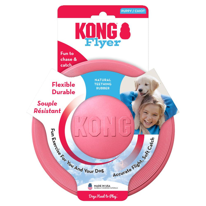 20% OFF: Kong® Puppy Flyer™ Dog Toy (Assorted Colour)