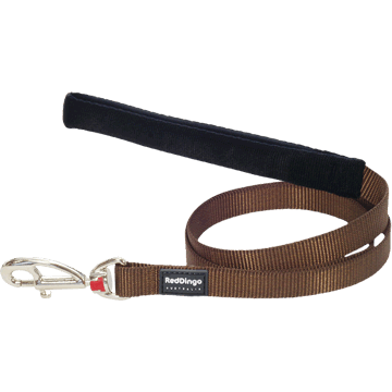 Red Dingo Classic Brown Fixed Dog Lead