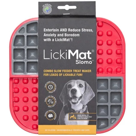 LickiMat® Red Slomo™ For Dogs