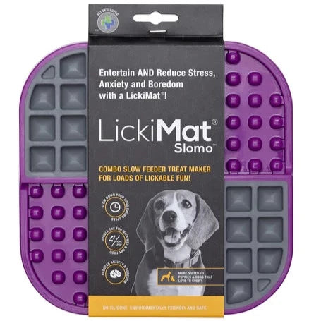 LickiMat® Purple Slomo™ For Dogs
