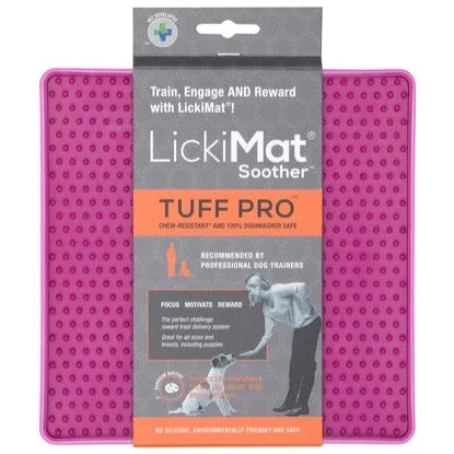 LickiMat® Pink Tuff Pro Soother ™ For Dogs