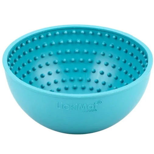 LickiMat® Turquoise Wobble™ Bowl For Dogs