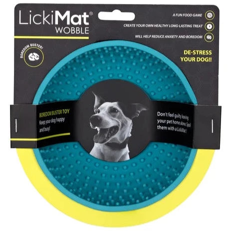 LickiMat® Turquoise Wobble™ Bowl For Dogs