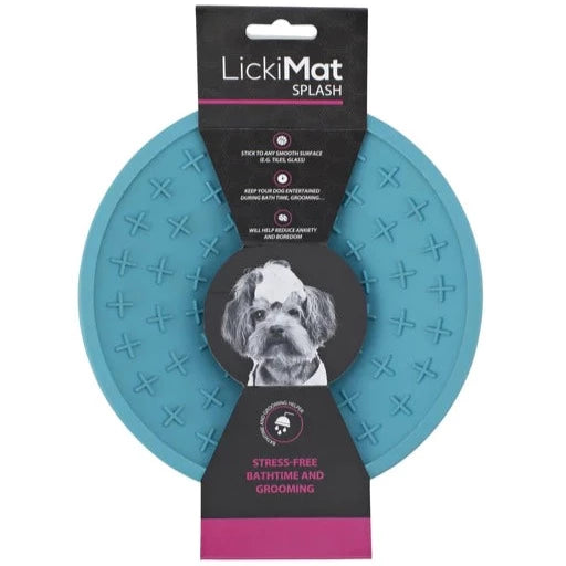 LickiMat® Turquoise Splash™ For Dogs