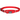 Red Dingo Classic Red Martingale Half Check Dog Collar