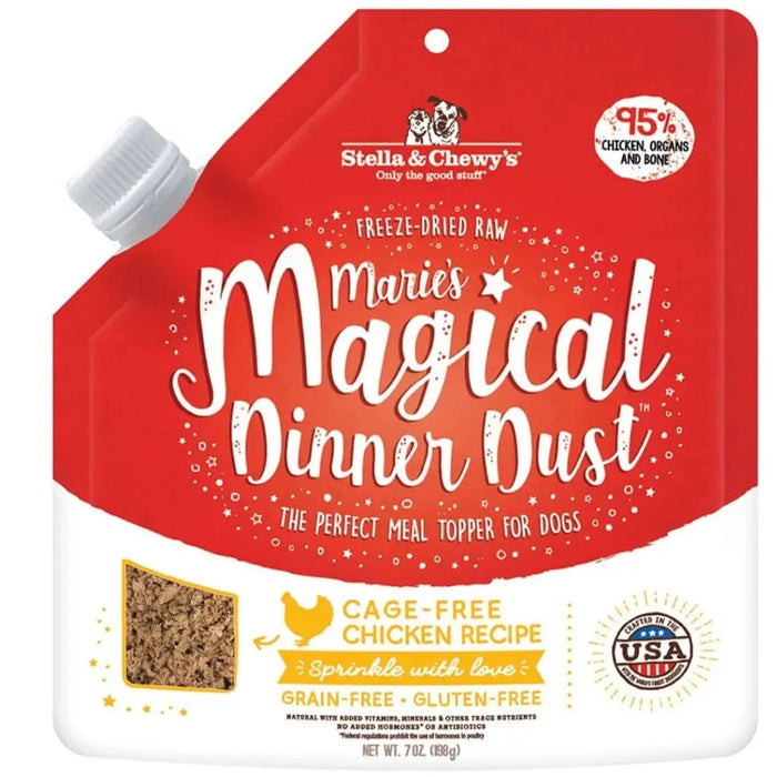 Stella & Chewy Marie’s Magical Cage-Free Chicken Dinner Dust For Dogs